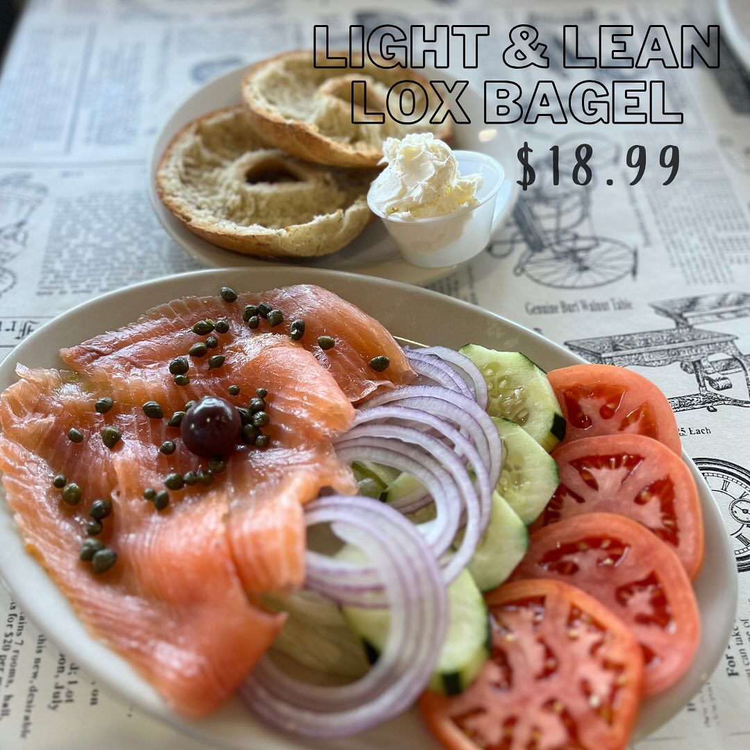 The Usual Lox Platter with bagel